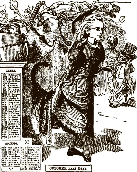 Магистерша искусств Панч 1883 г Почтенная мисс Вордсворт с ее светским - фото 5