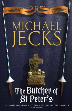 Michael Jecks The Butcher of St Peter's обложка книги