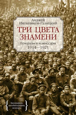 Анджей Иконников-Галицкий Три цвета знамени. Генералы и комиссары. 1914–1921 обложка книги