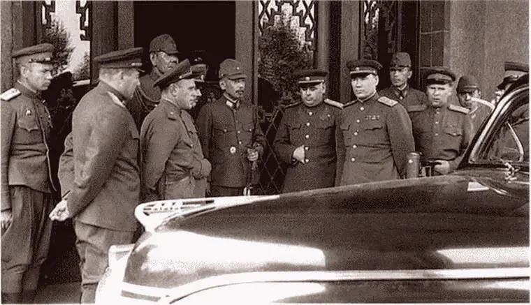Арест штаба Квантунской армии Фото 1945 г Подписание капитуляции Японии - фото 32