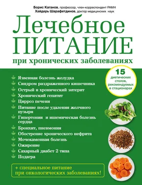 Борис Каганов Лечебное питание при хронических заболеваниях обложка книги