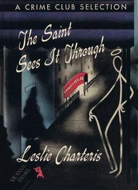 Leslie Charteris The Saint Sees it Through обложка книги