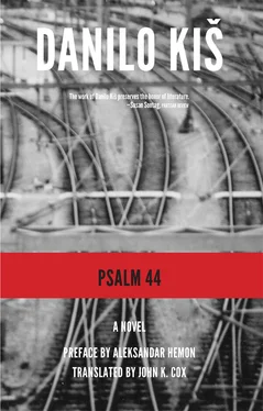 Danilo Kiš Psalm 44 обложка книги