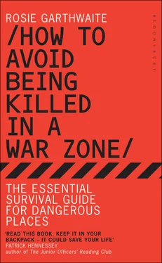 Rosie Garthwaite How to Avoid Being Killed in a War Zone обложка книги