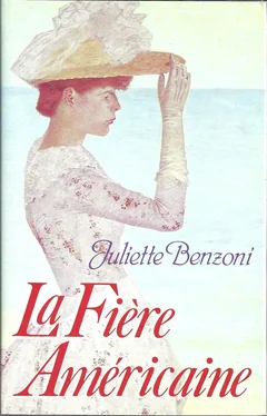 Juliette Benzoni La fière américaine обложка книги