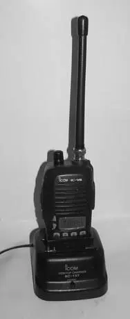 Рис 38Портативная радиостанция Icom V8 в зарядном стакане к которому - фото 35