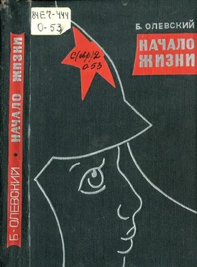 Борис Олевский Начало жизни обложка книги