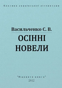 Степан Васильченко Осінні новели обложка книги