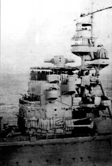 Носовая надстройка крейсера Абукума снимок сделан 7 декабря 1941 г как раз - фото 71