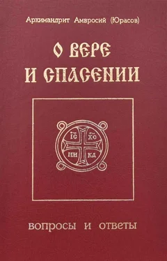 Архимандрит Амвросий Юрасов О вере и спасении обложка книги