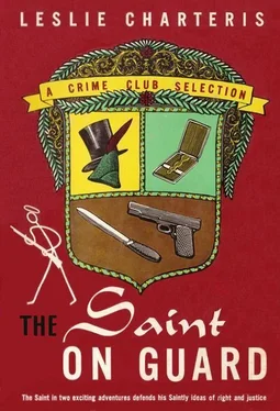 Leslie Charteris The Saint On Guard обложка книги