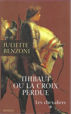 Juliette Benzoni Thibaut ou la croix perdue обложка книги
