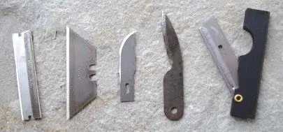 Examples of razortype blades include a surgical prep blade utility knife - фото 1