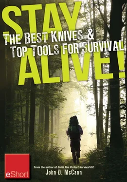 John McCann Stay Alive: The Best Knives and Top Tools for Survival обложка книги