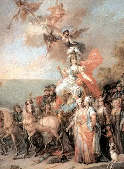 С Торелли Аллегория на победу Екатерины II над турками и татарами 1772 г - фото 24