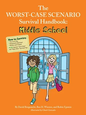 David Borgenicht The Worst-Case Scenario Survival Handbook: Middle School обложка книги