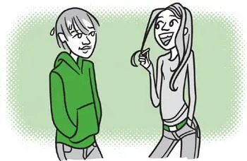 She talks to you for random reasons She makes fun of your outfit no matter - фото 68