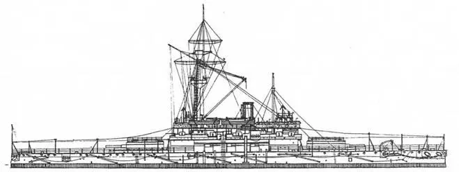 Броненосец Трафальгар 1890 г Наружный вид Броненосец Нил 1891 г - фото 24