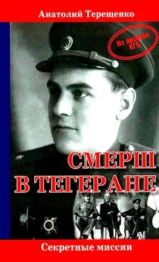 Анатолий Терещенко СМЕРШ в Тегеране обложка книги