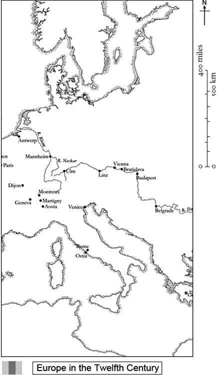 MAP IV The Eastern Mediterranean and Holy Land in the Twelfth Century - фото 5