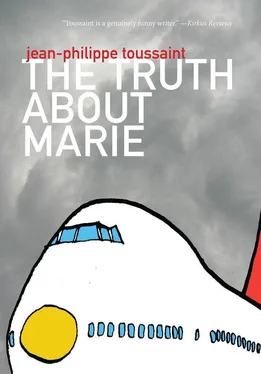 Jean-Philippe Toussaint The Truth about Marie обложка книги