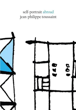 Jean-Philippe Toussaint Self-Portrait Abroad обложка книги