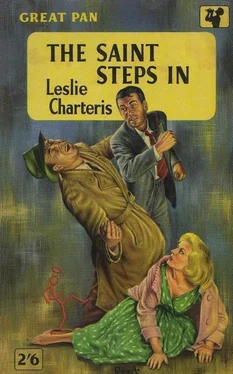 Leslie Charteris The Saint Steps In обложка книги