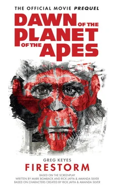 Greg Keyes Dawn of the Planet of the Apes: Firestorm обложка книги