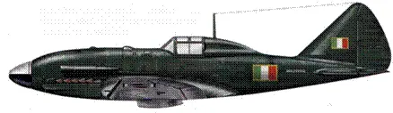 Re2005 из ВВС прогерманского севера Италии весна 1944 г Четверть кока винта - фото 161