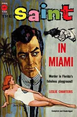 Leslie Charteris The Saint in Miami обложка книги