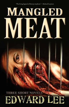 Edward Lee Mangled Meat обложка книги