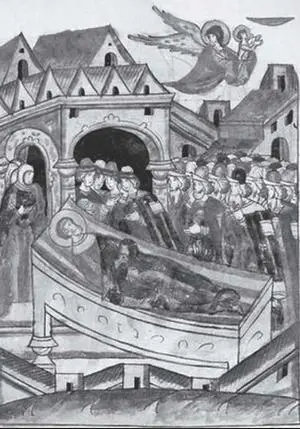 Преставление великого князя Димитрия Иоанновича Донского Миниатюра из - фото 8