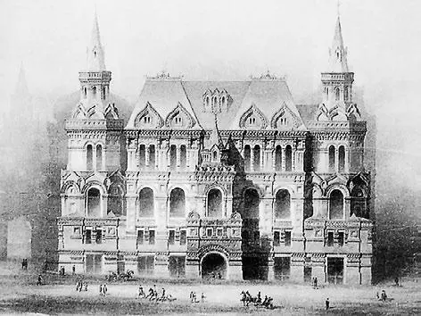 Утвержденный проект Исторического музея 1875 г И Е Забелин И В Цветаев - фото 58