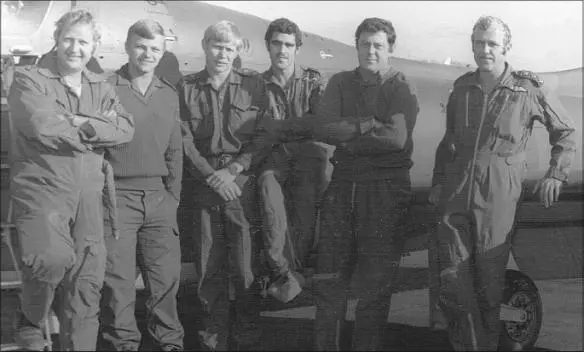 Impala pilots posing with one of their aircraft From left Robbie Robinson - фото 43