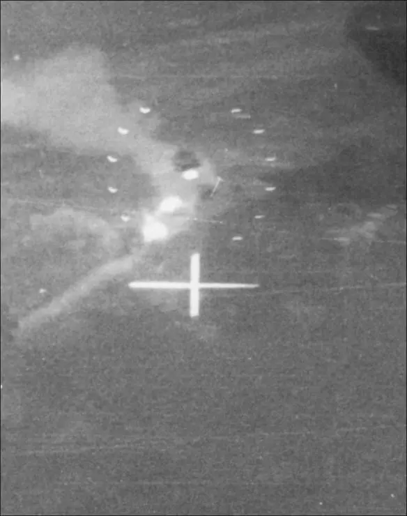 The sight picture is blurred due to the vibration from the 30mm Defa cannons - фото 45