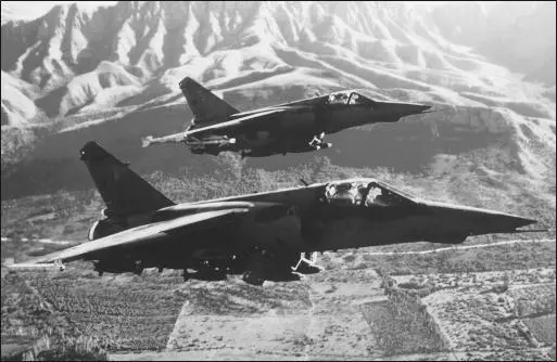 A pair of Mirage F1s in mountainous terrain The combined effect of weeks of - фото 83