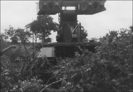 The captured SA9 missile system 61 Mech then repositioned northeast of Cahama - фото 104