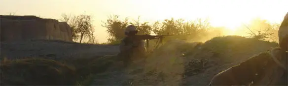 12 Royal Marines in action in the Battle of 911 outside Inkerman base on 11 - фото 93