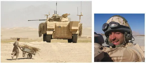 1617 A Warrior armoured vehicle from the Scots Guards company commanded by - фото 97