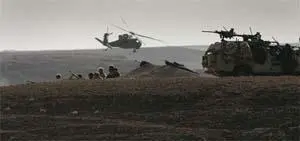 435 Apache helicopters in action in the Musa Qala wadi above as soldiers - фото 119