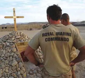 64 Royal Marines at their memorial at Inkerman to five British servicemen who - фото 137
