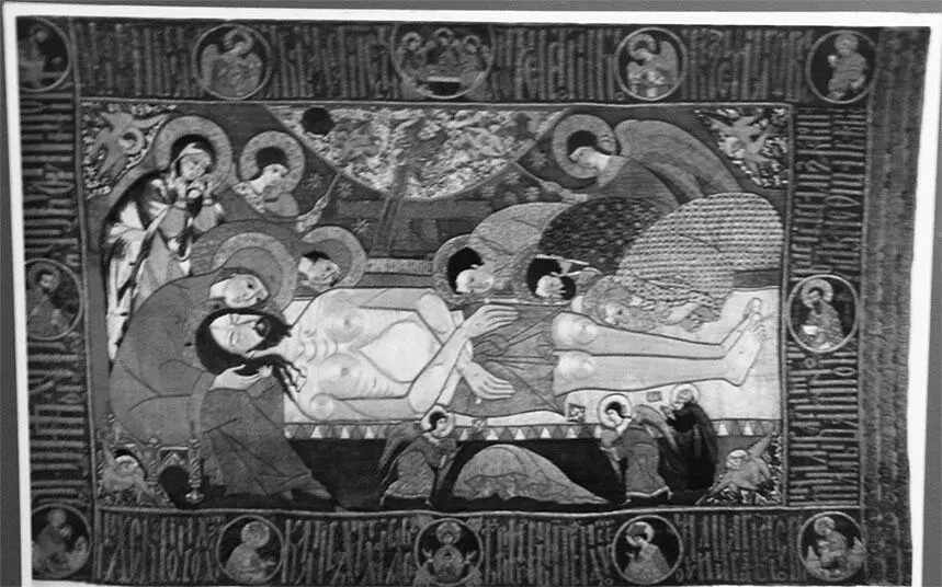 Рис 28 Плащаница Оплакивание Христа 1561 год исторический музей г - фото 38
