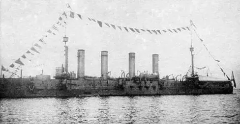 Крейсер Паллада во время смотра 19121914е гг К октябрю 1911 г в итоге - фото 24