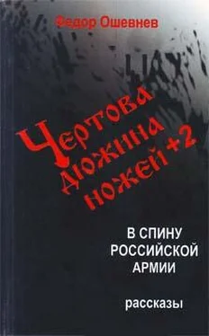 Федор Ошевнев Чертова дюжина ножей +2 в спину российской армии обложка книги