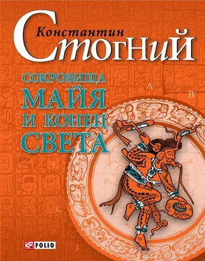 Константин Стогний Сокровища майя и конец света обложка книги