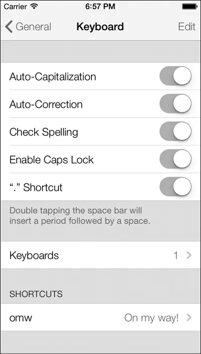 Рис 17Переключатель UISwitch применяемый в приложении Settings Настройки - фото 7