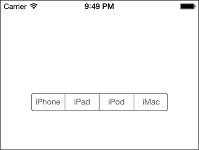 Рис 122Сегментированный элемент управления в котором отображаются четыре - фото 22