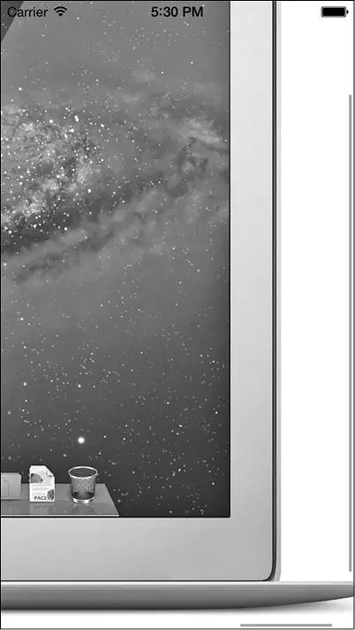 Рис 163Черные индикаторы появляющиеся справа и снизу прокручиваемого вида - фото 63