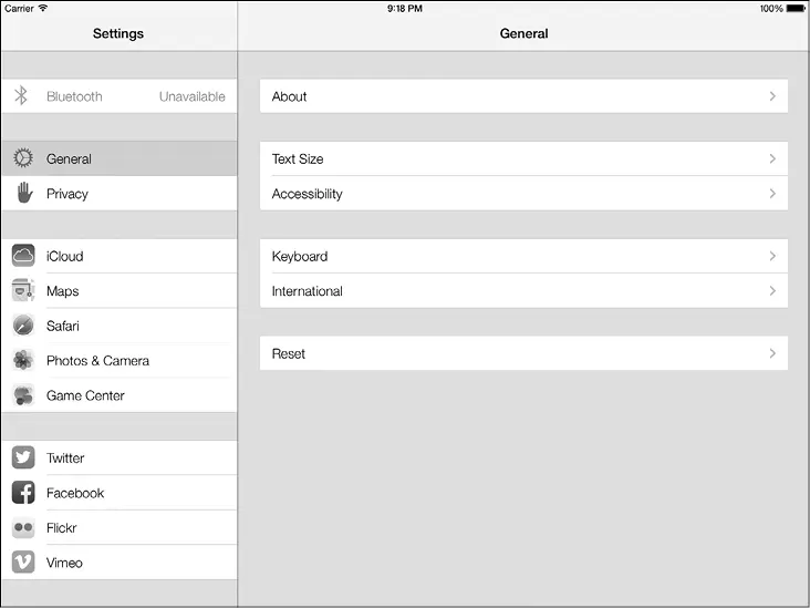 Рис 170Контроллер с разделенным экраном в приложении Settings Настройки в - фото 70