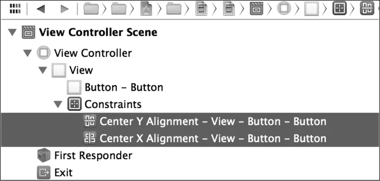 Рис 310Конструктор интерфейсов создал ограничения компоновки С помощью - фото 94